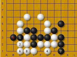 围棋死活趣题 黑6子还要救吗 注意次序