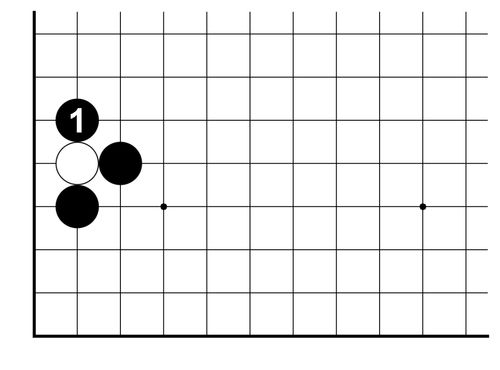 围棋基础训练 吃子练习 一 动态图1
