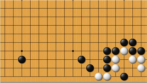 黒先,掌握好正确的行棋次序是杀掉白棋的关键