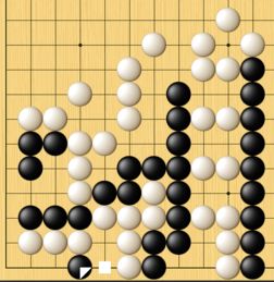 围棋死活题 白先杀黑 如图